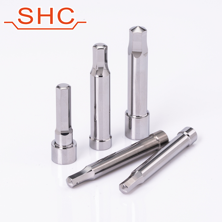 Carbide extrusion punch pin tooling