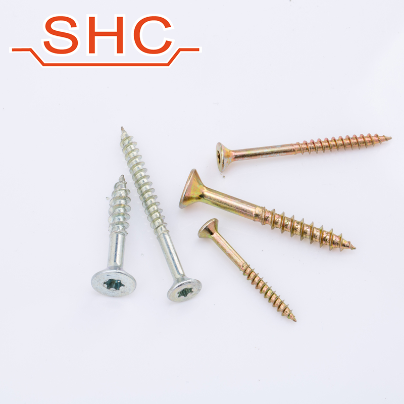 Chipboard screw double flat head zinc plating Chipboard screw double flat head zinc plating
