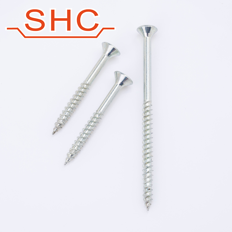 Chipboard screw double flat head zinc plating Chipboard screw double flat head zinc plating