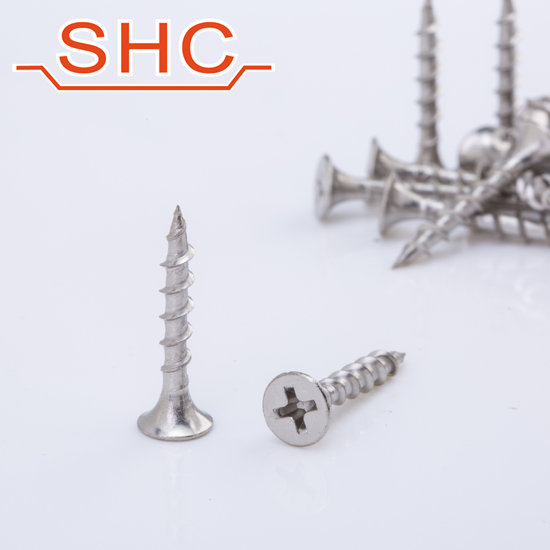 A2/A4 stainless steel drywall screw bugle head yellow zinc