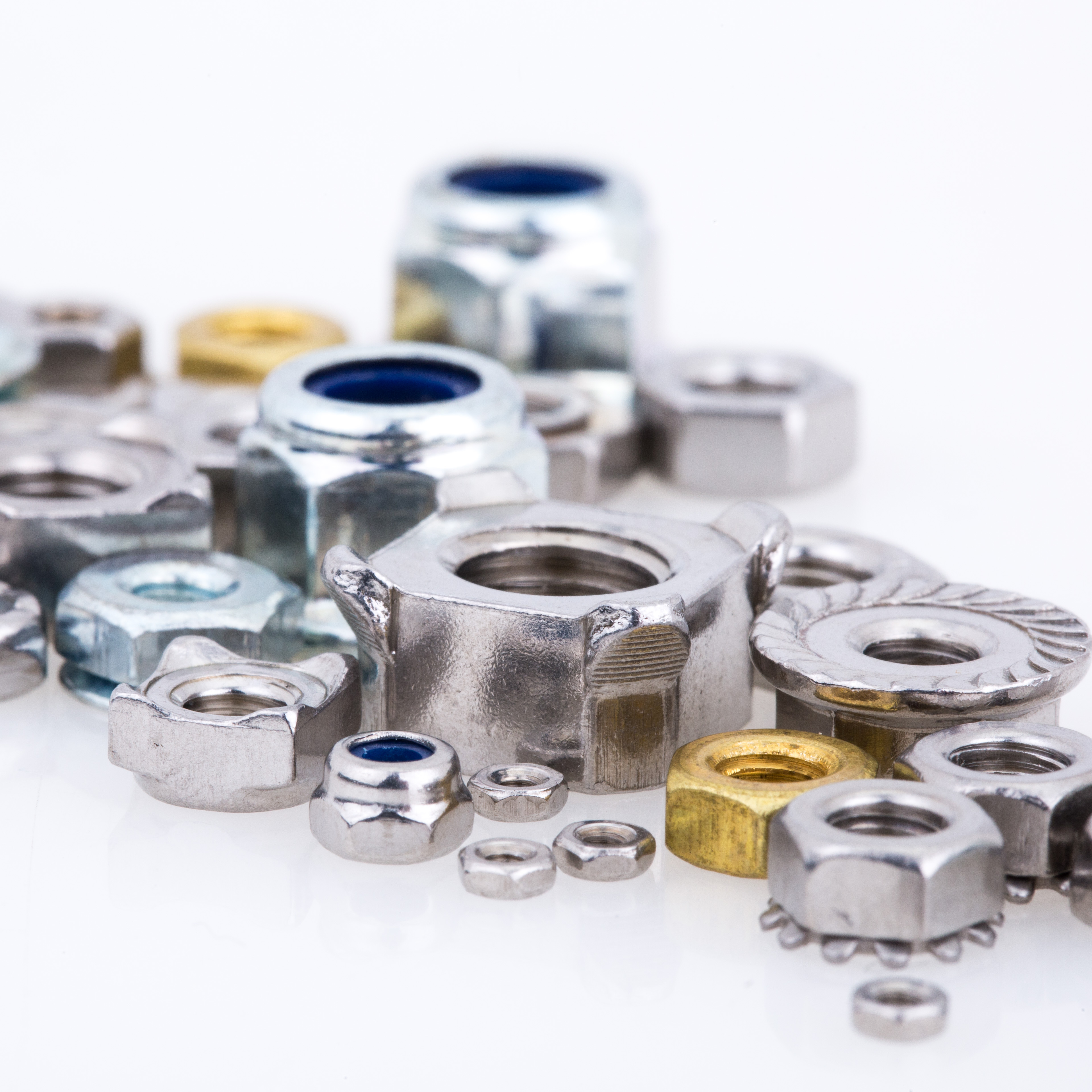 DIN6923 stainless hex flange nut