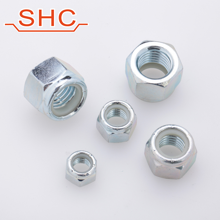 DIN982 | DIN985 | DIN6923 | Carbon/Stainless Nylon insert lock Nut (Nyloc nut) 