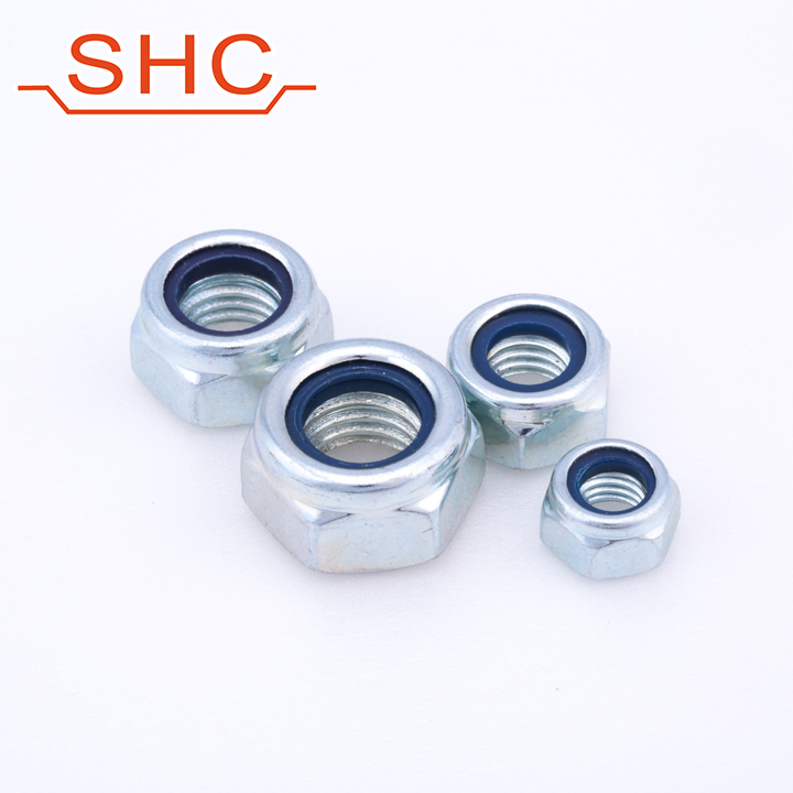 DIN982 | DIN985 | DIN6923 | Carbon/Stainless Nylon insert lock Nut (Nyloc nut) 