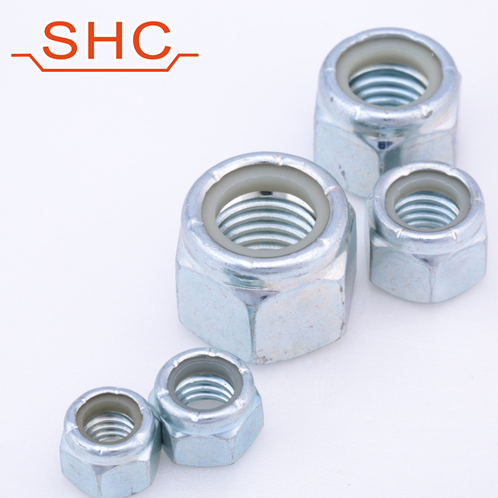 DIN982 | DIN985 | DIN6926 | Carbon/Stainless Nylon insert Nut (Nyloc nut) 