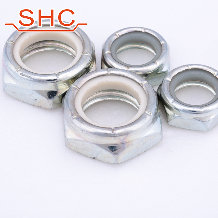 DIN982 | DIN985 | DIN6923 | Carbon/Stainless Nylon insert Nut (Nyloc nut) NTE